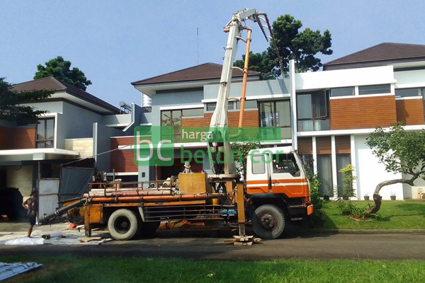 Menyewakan Concrete Pump di Sampora Cisauk Tangerang